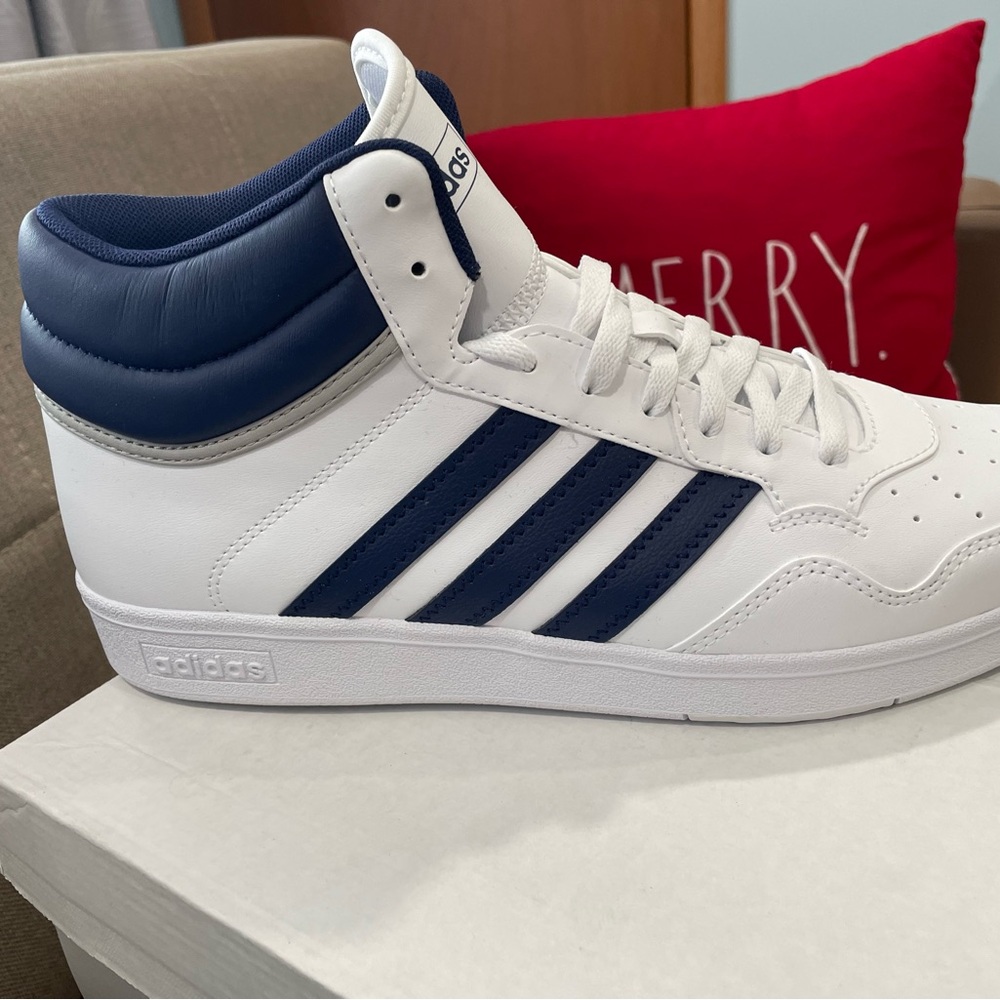 Adidas White and Navy Sneakers Brand New without tags.